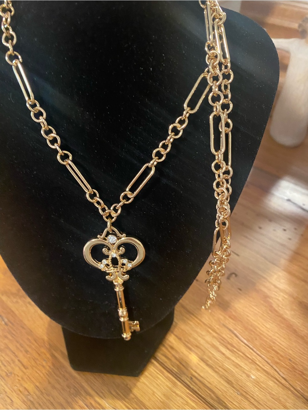 Park Lane Gold Key Pendant Necklace